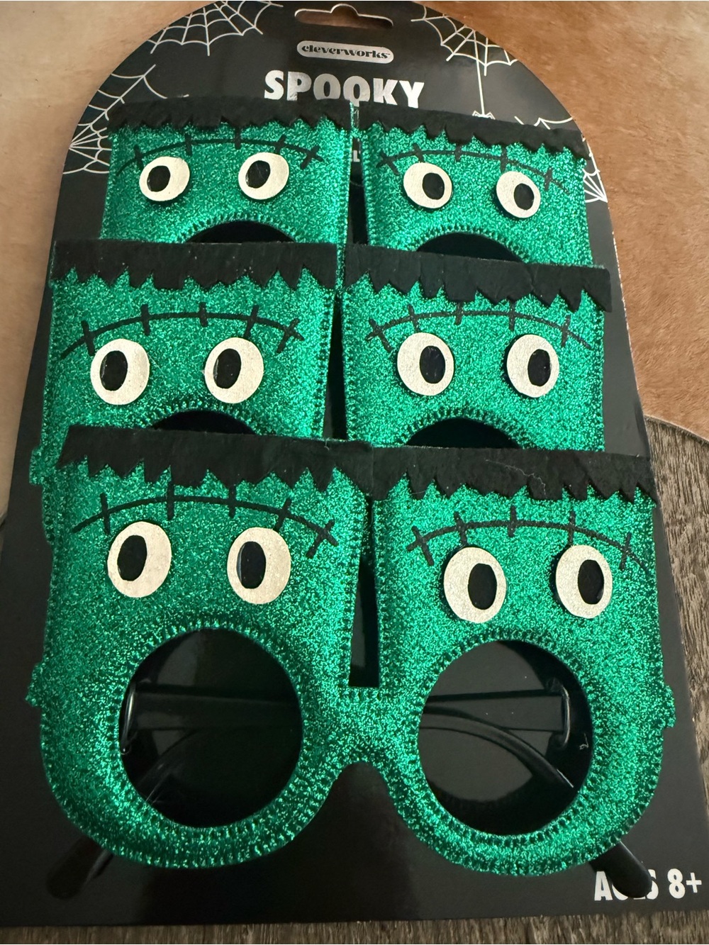 Brand NWT Spooky Fun Glitter Frankenstein Sunglasses - Green Bundle of 3